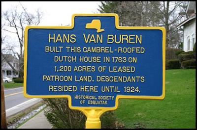 Van Buren House marker