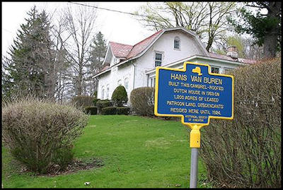 Van Buren House marker