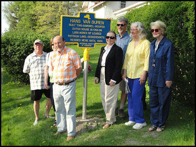 Van Buren House marker